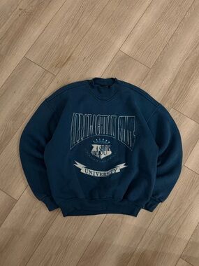 Jansport Navy Graphic Crewneck Sweatshirt